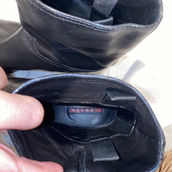 Prada Leather Ankle Boot size 38 - Picture 10 of 12